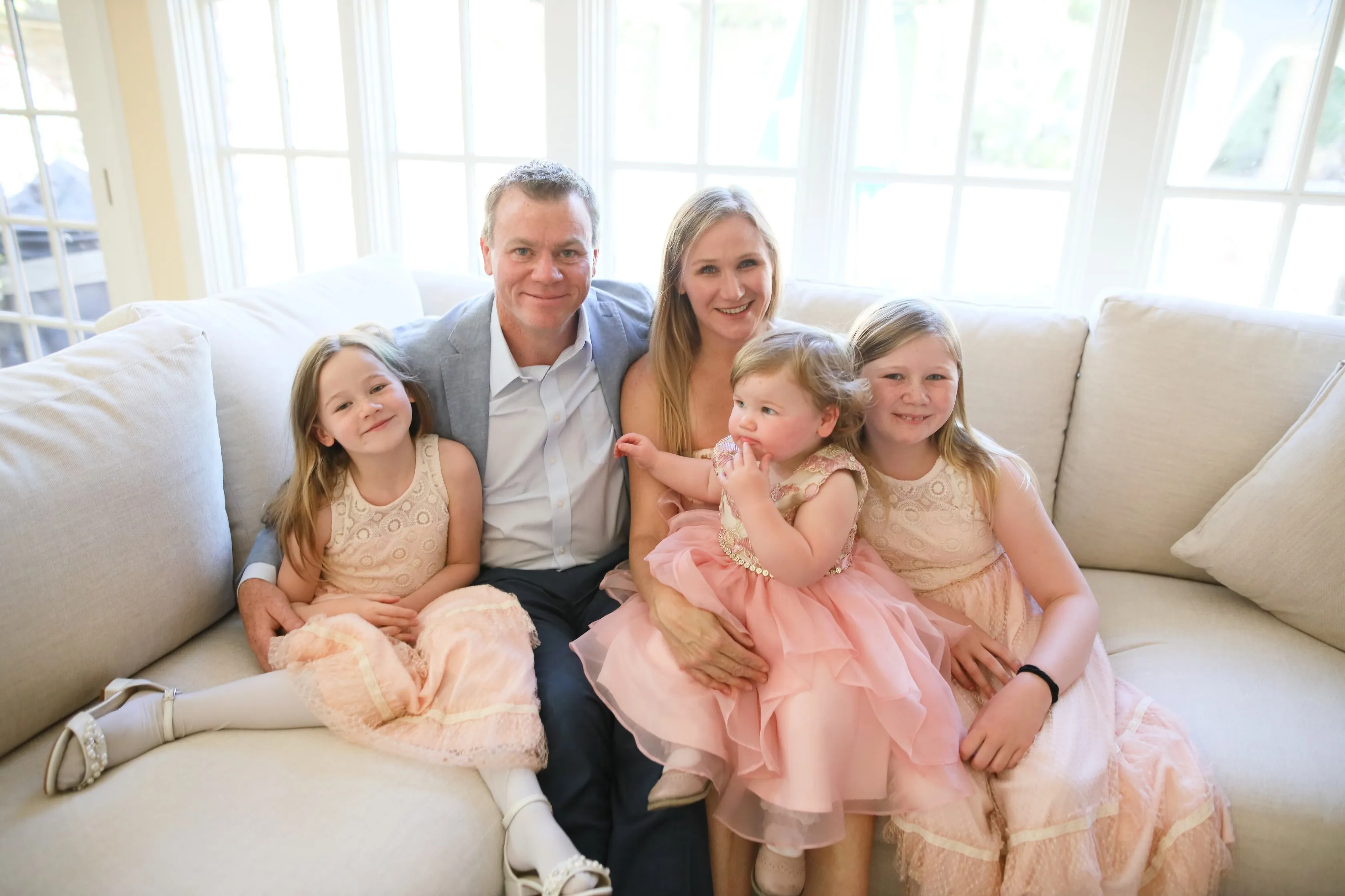 Daniel Ramsey with his family